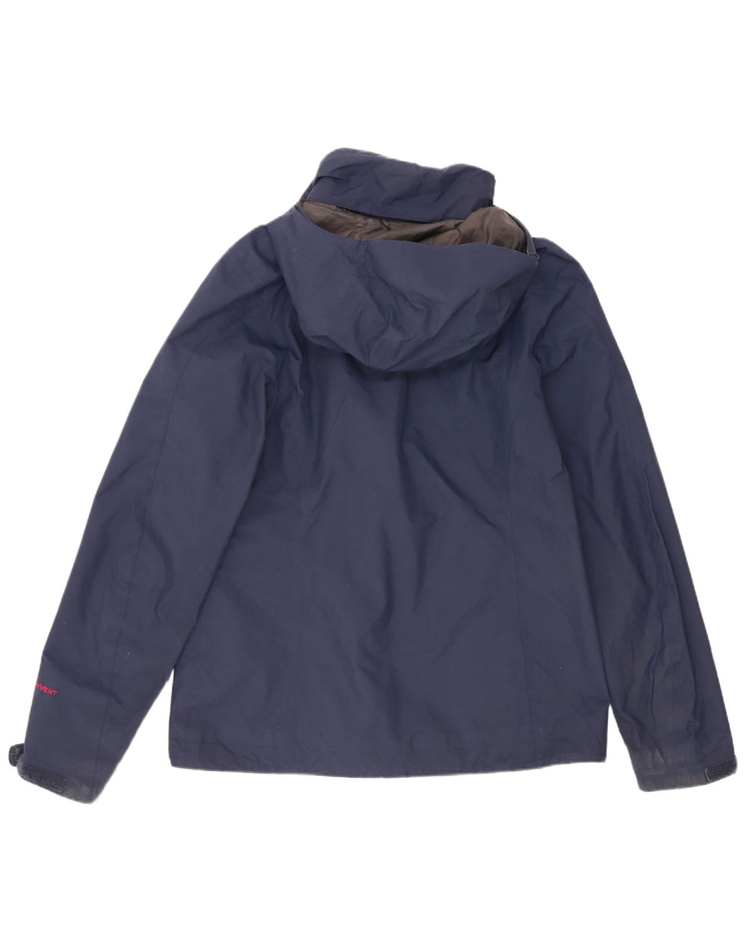 Damska kurtka przeciwdeszczowa z kapturem, oversize, The North Face, UK 10, mała, granatowa