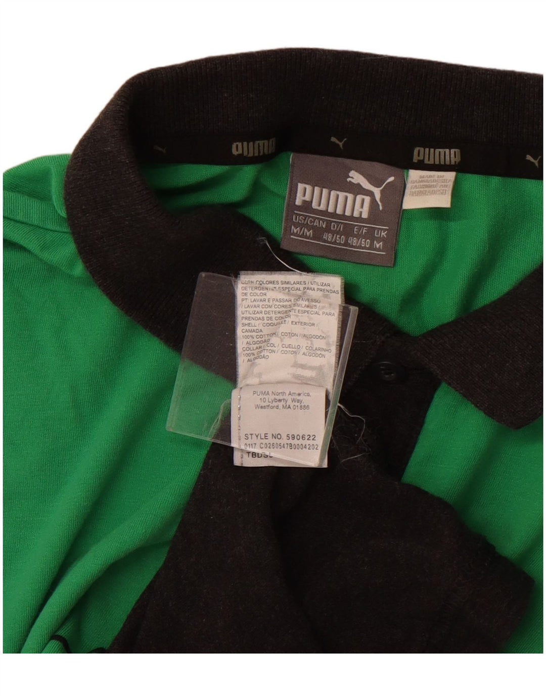 Męska koszulka polo Puma, bawełniana, w kolorze średniej zieleni