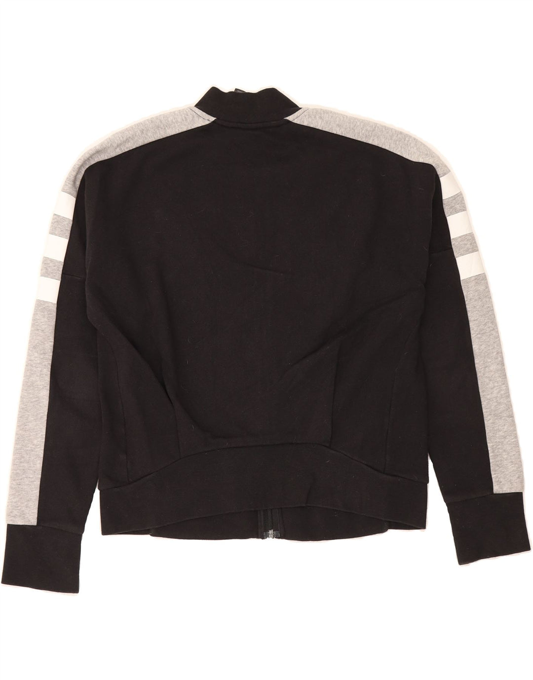 ADIDAS Womens Tracksuit Top Jacket UK 8/10 Small Black Colourblock Vintage Adidas and Second-Hand Adidas from Messina Hembry 