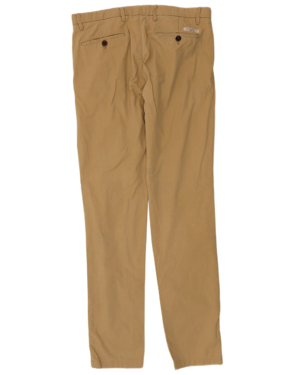 Męskie spodnie typu slim chino Tommy Hilfiger W33 L36 beżowa bawełna