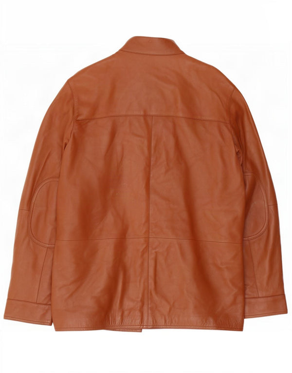 Męska kurtka skórzana Lakeland IT 42 XL brązowa