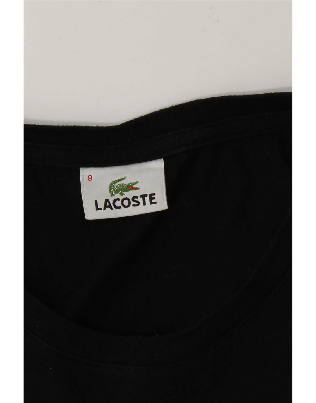 T-shirt męski Lacoste, rozmiar 8 3XL, czarny