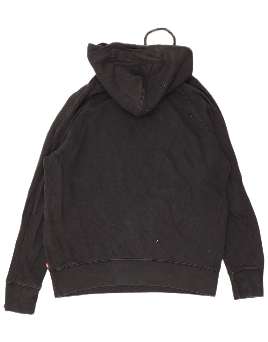 Męski sweter z kapturem z grafiką Levi's, średni czarny, bawełniany