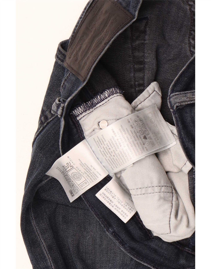 Damskie jeansy Levi's 512 Tapered W30 L30 Granatowa bawełna