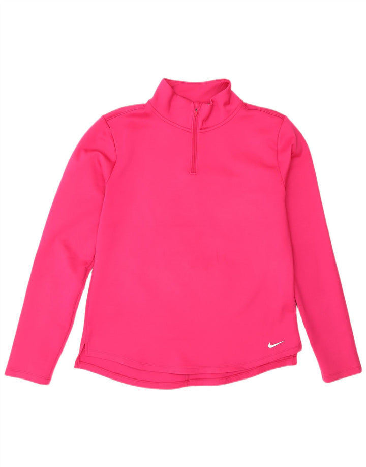 Damski dres Nike z zamkiem błyskawicznym, UK 14, średni róż
