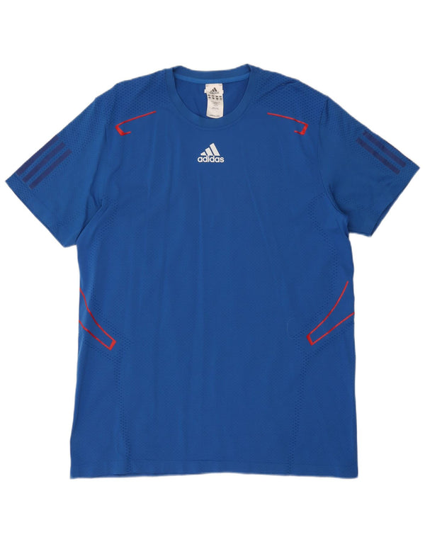 Adidas Męska koszulka Climacool Top XL Niebieski poliamid