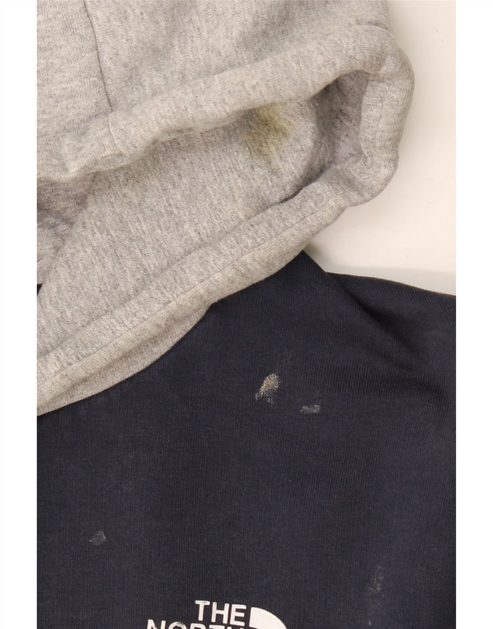 Męski sweter z kapturem THE NORTH FACE, bawełniany, w kolorze średniego granatu