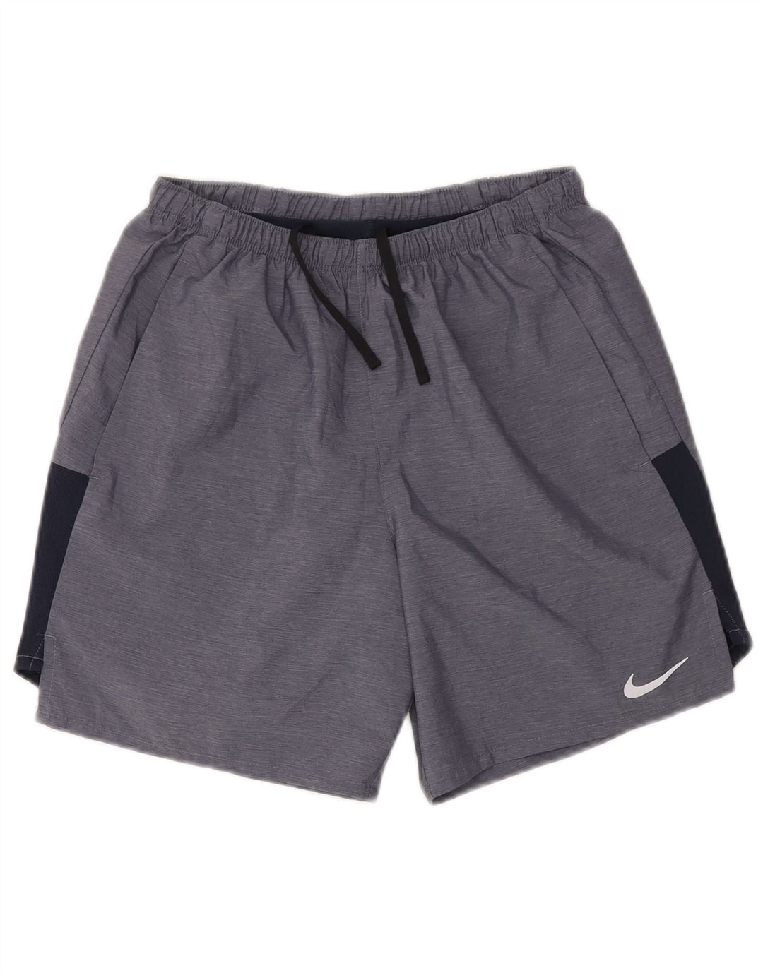 Damskie spodenki sportowe NIKE Dri Fit UK 10, mały, niebieski, poliester z blokami kolorów