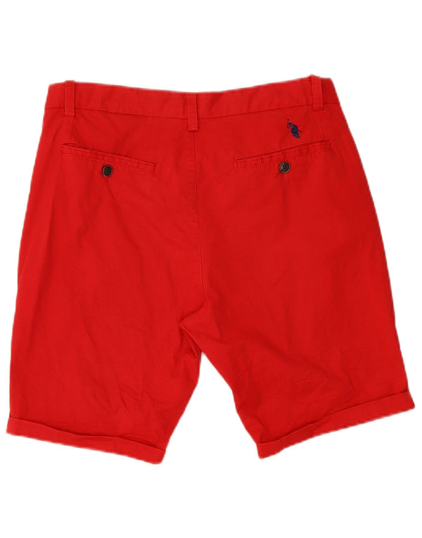 Męskie spodenki Chino Picken UK 42 Large W33 Czerwona bawełna