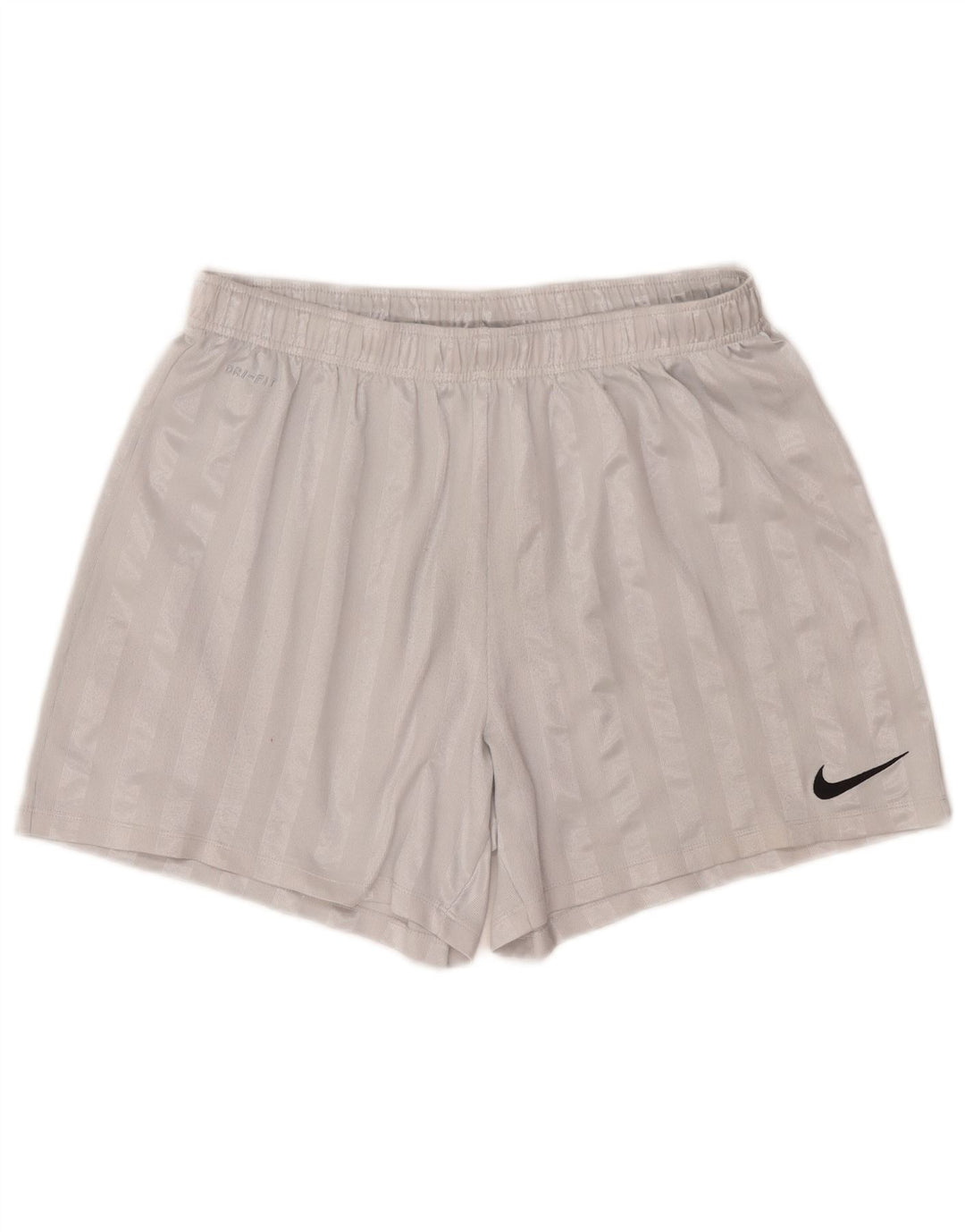 Męskie spodenki sportowe Nike Dri Fit XL, szare, poliestrowe paski