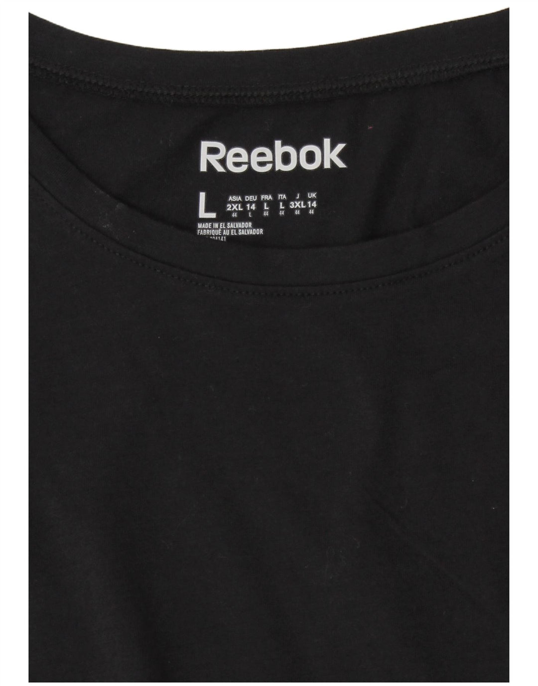 T-shirt damski Reebok Top UK 14 Średni czarny