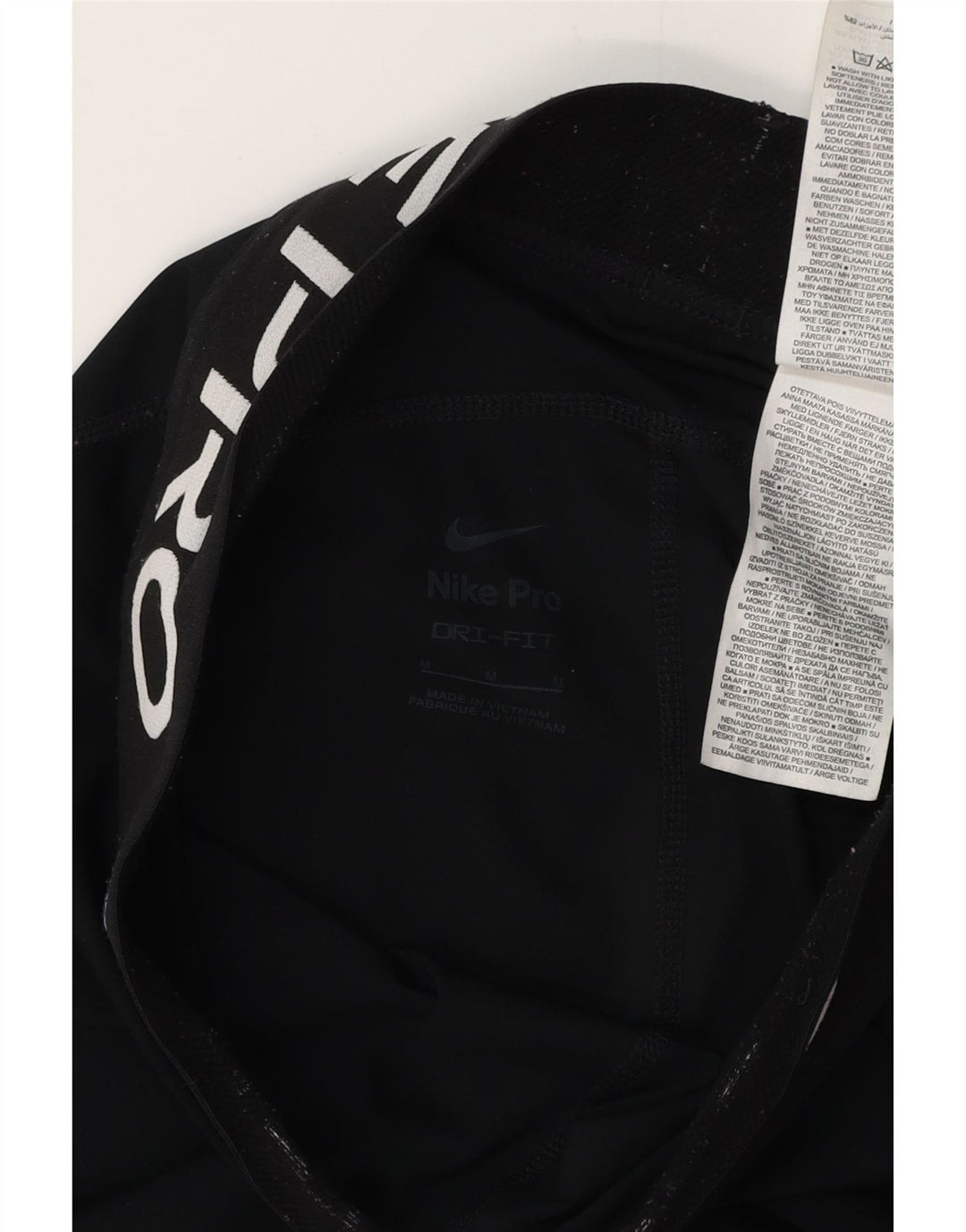 Damskie legginsy NIKE Dri Fit Graphic UK 12, średni czarny poliester