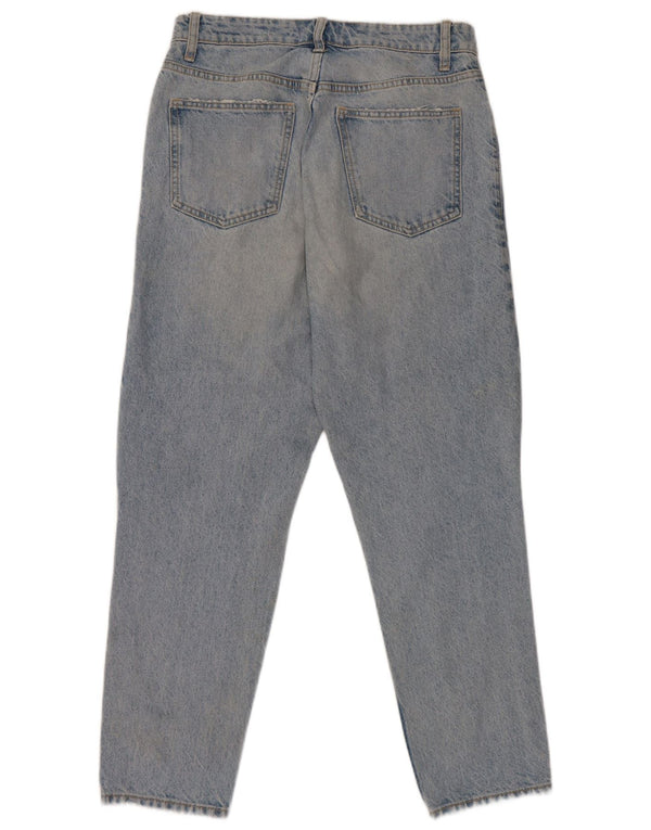 Damskie jeansy Zara w trudnej sytuacji, zwężane EU 40 Medium W30 L27, niebieska bawełna