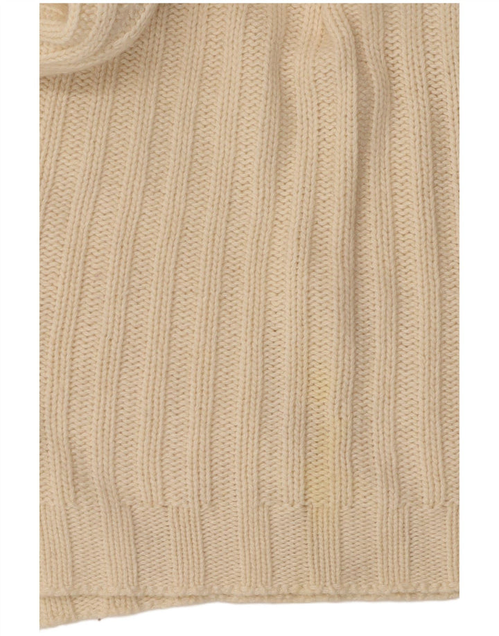 Damski sweter Massimo Dutti bez rękawów z okrągłym dekoltem UK 12 średni beż