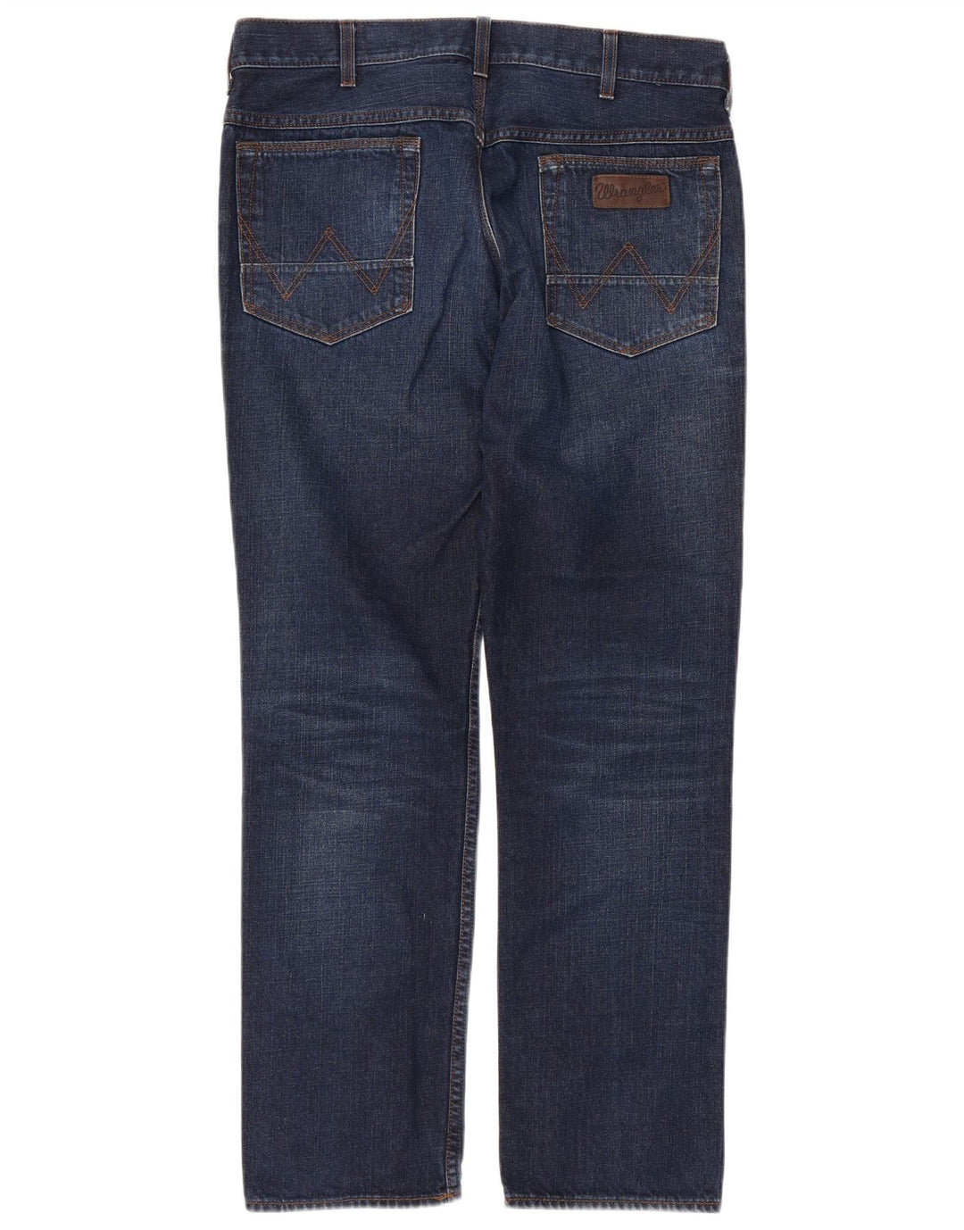 Wrangler Męskie Ben Straight Jeansy W34 L32 Niebieskie bawełniane