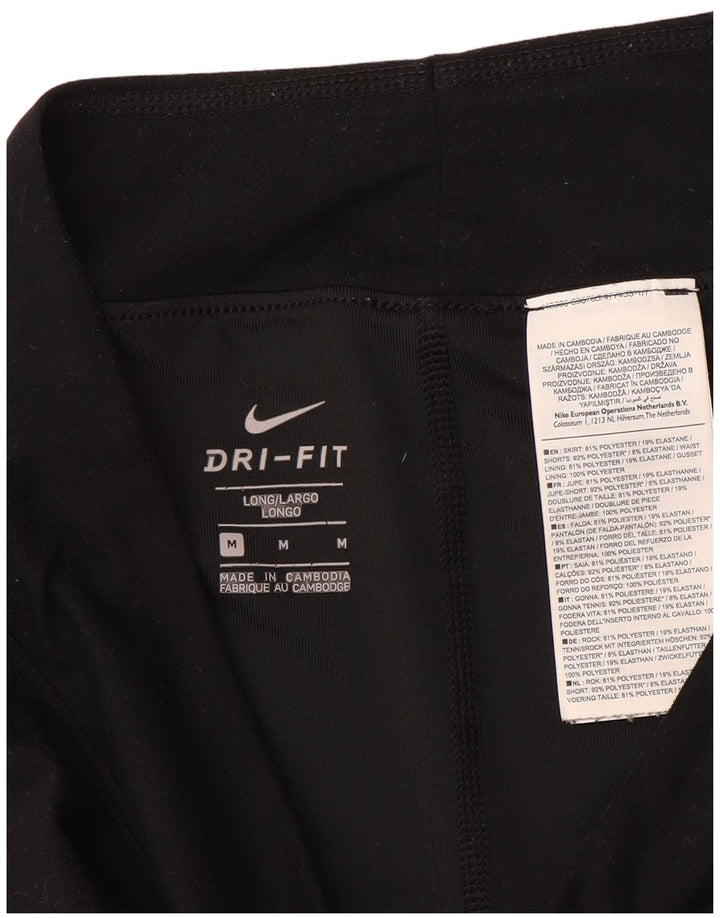 Damska spódnica tenisowa Nike Dri Fit UK 14, średni czarny poliester