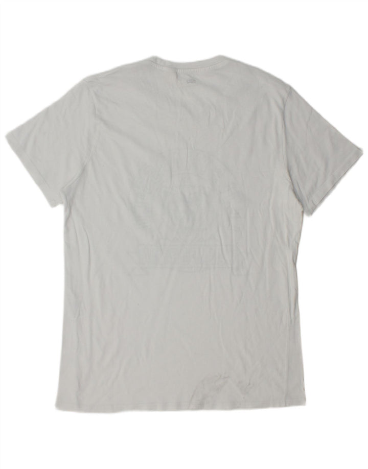 Męski T-shirt z grafiką LEVI'S, duży, biały