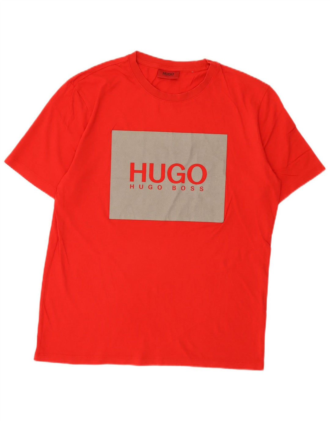 Męski T-shirt z grafiką Hugo Boss, mały, czerwony