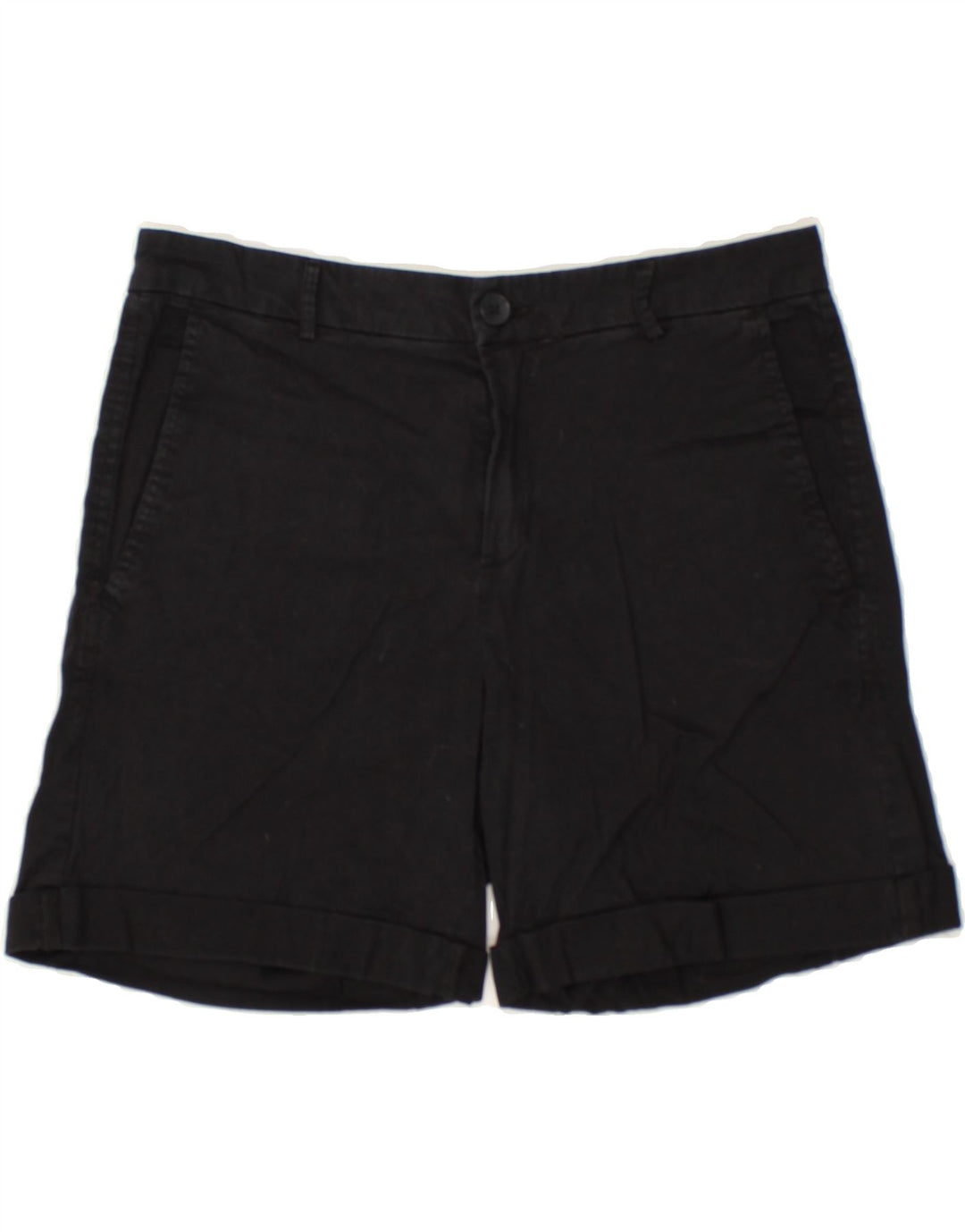 BENETTON Womens Casual Shorts W32 Large Black | Vintage Benetton | Thrift | Second-Hand Benetton | Used Clothing | Messina Hembry 