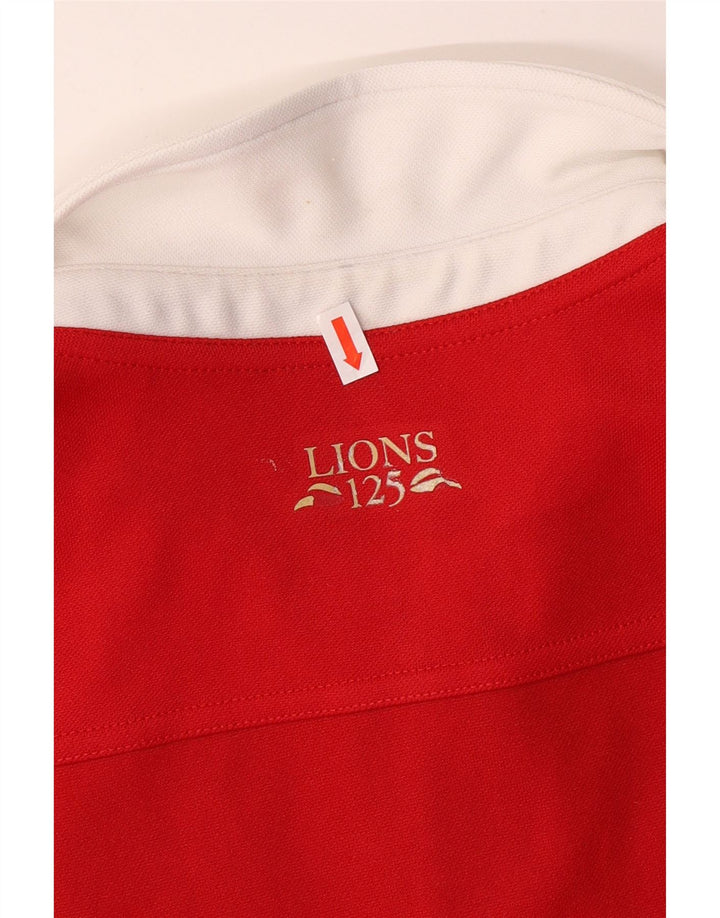 Chłopięca koszulka polo ADIDAS Australia 2013 z grafiką, 9-10 lat, czerwona, poliester