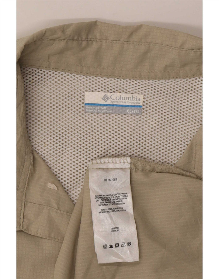 Męska koszula Columbia Omni-Shade XL, khaki, poliester