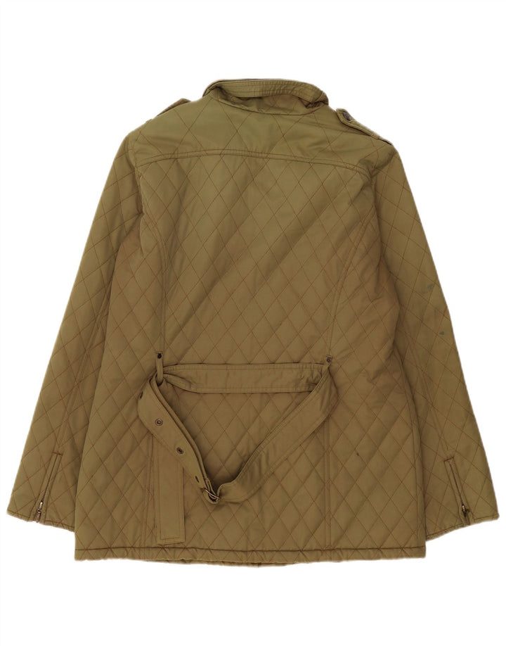 Crew Clothing Damska pikowana kurtka wojskowa Sherpa UK 14 Medium Khaki