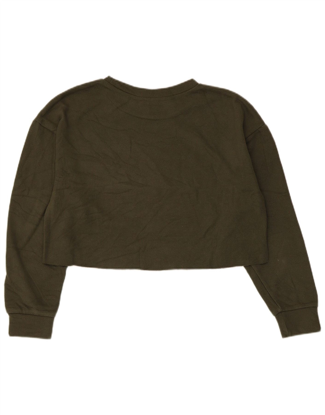 Damski sweter typu Crop Oversize Zara UK 10 Small Khaki