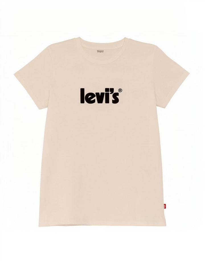 Męski T-shirt z grafiką Levi's, mały, biały, bawełniany