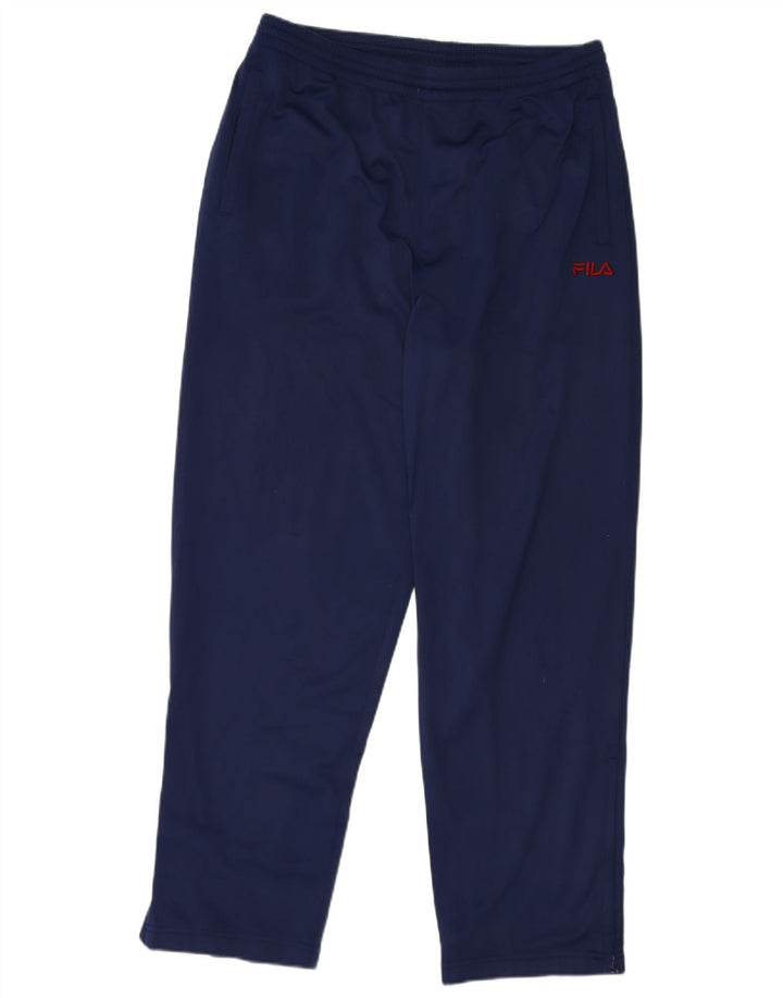 FILA Mens Tracksuit Trousers Large  Navy Blue