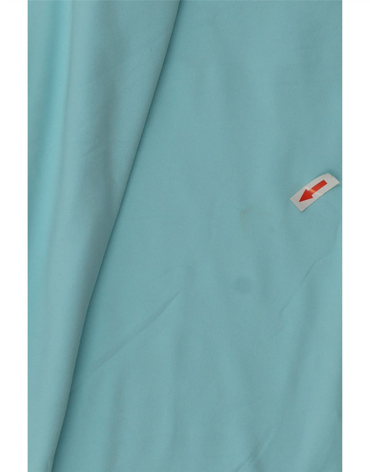 Damska koszulka z kapturem i kapturem NIKE Dri Fit, z długim rękawem, UK 10, mały, niebieski poliester