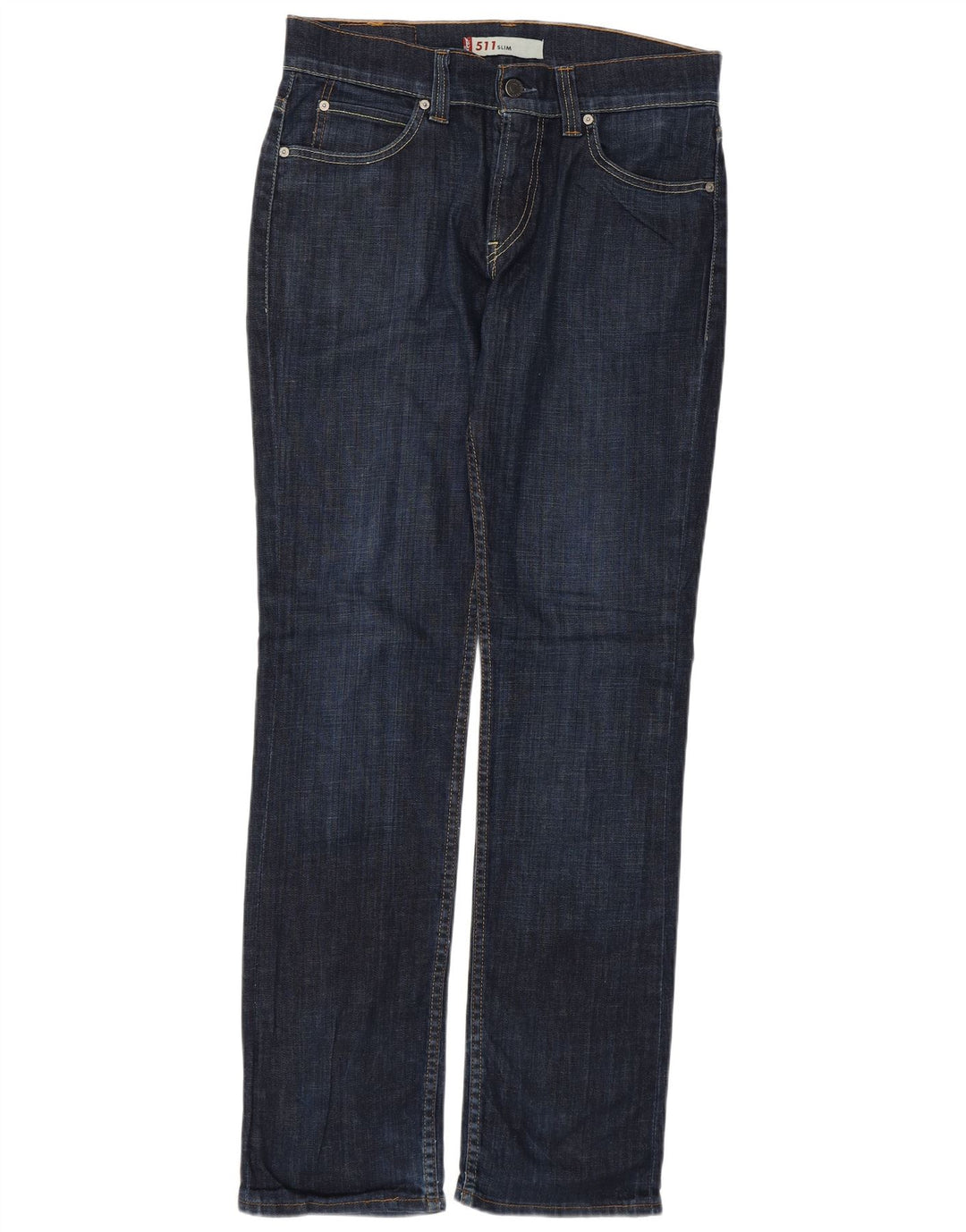 Męskie jeansy LEVI'S 511 Slim W33 L34 Granatowa bawełna