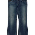 Damskie jeansy rozkloszowane G-Star W33 L32 Niebieskie bawełniane