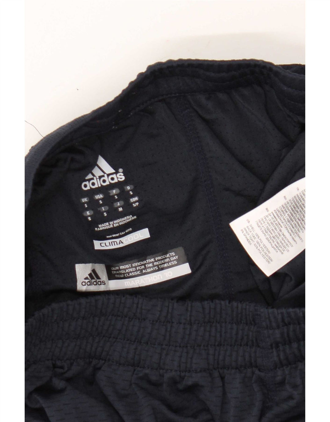 Męskie spodenki sportowe Adidas Climacool, małe, granatowe, poliestrowe