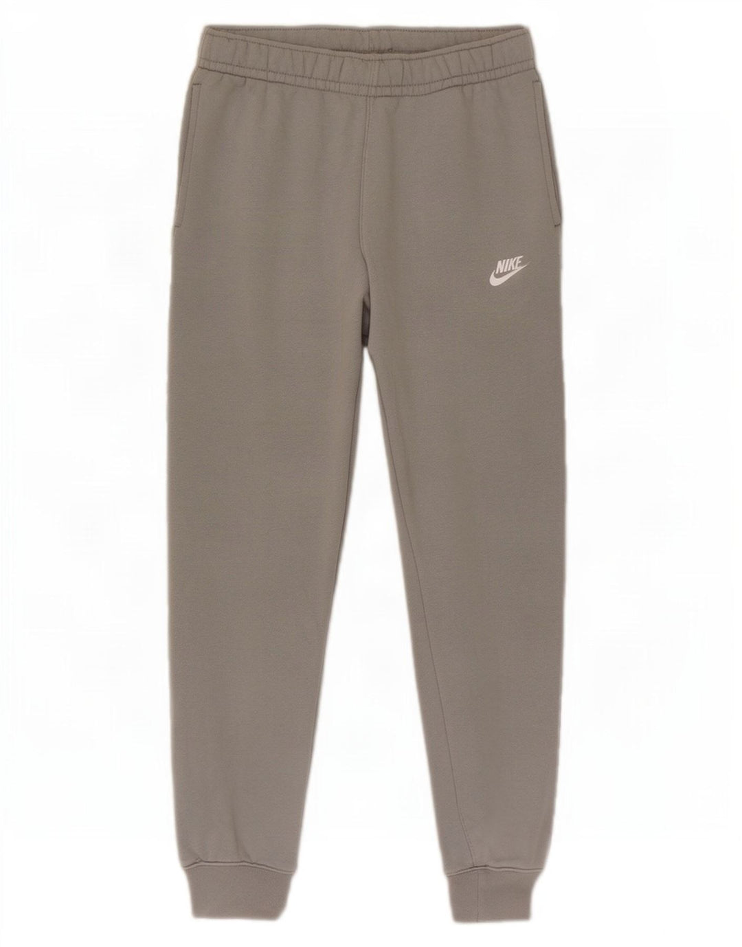 Męskie spodnie dresowe Nike, średnioszare, bawełniane