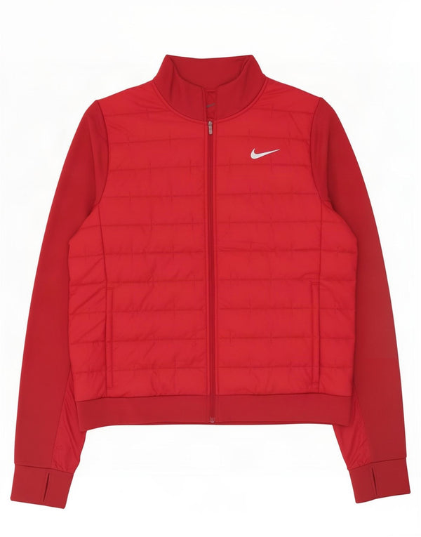 Damska kurtka dresowa Nike Therma-Fit Padded UK 16, duża czerwona