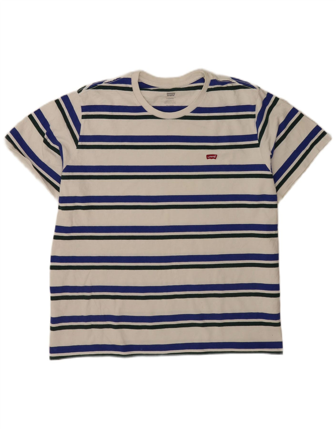 Męska koszulka standardowa Levi's Top 2XL, bawełniana w białe paski