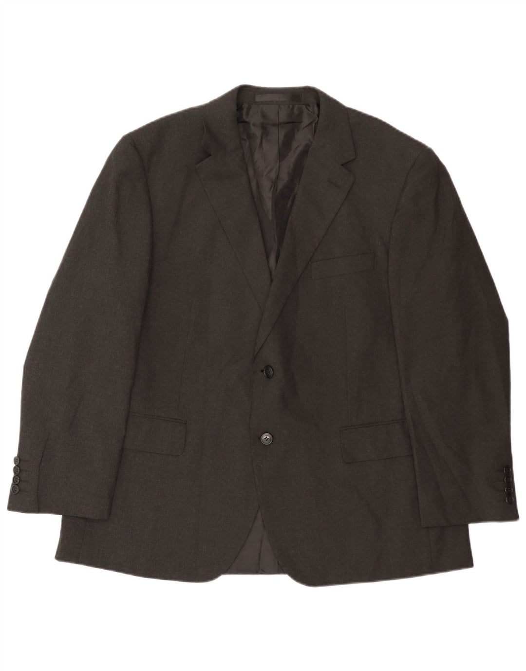 Marks & Spencer Męska marynarka zapinana na 2 guziki, UK 44 XL, szary poliester
