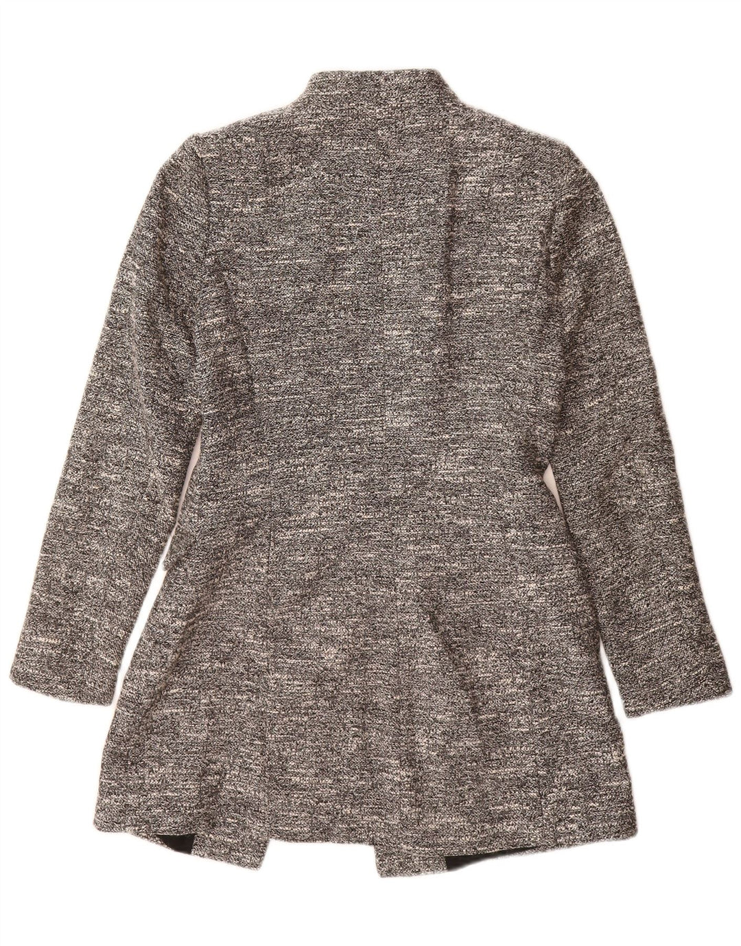 Płaszcz damski Zara Open UK 10 Small, szary, nakrapiany bawełniany