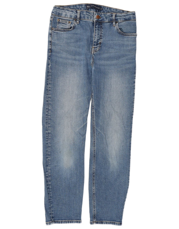 BODEN Womens Slim Straight Jeans UK 14 Medium W30 L27 Blue Cotton