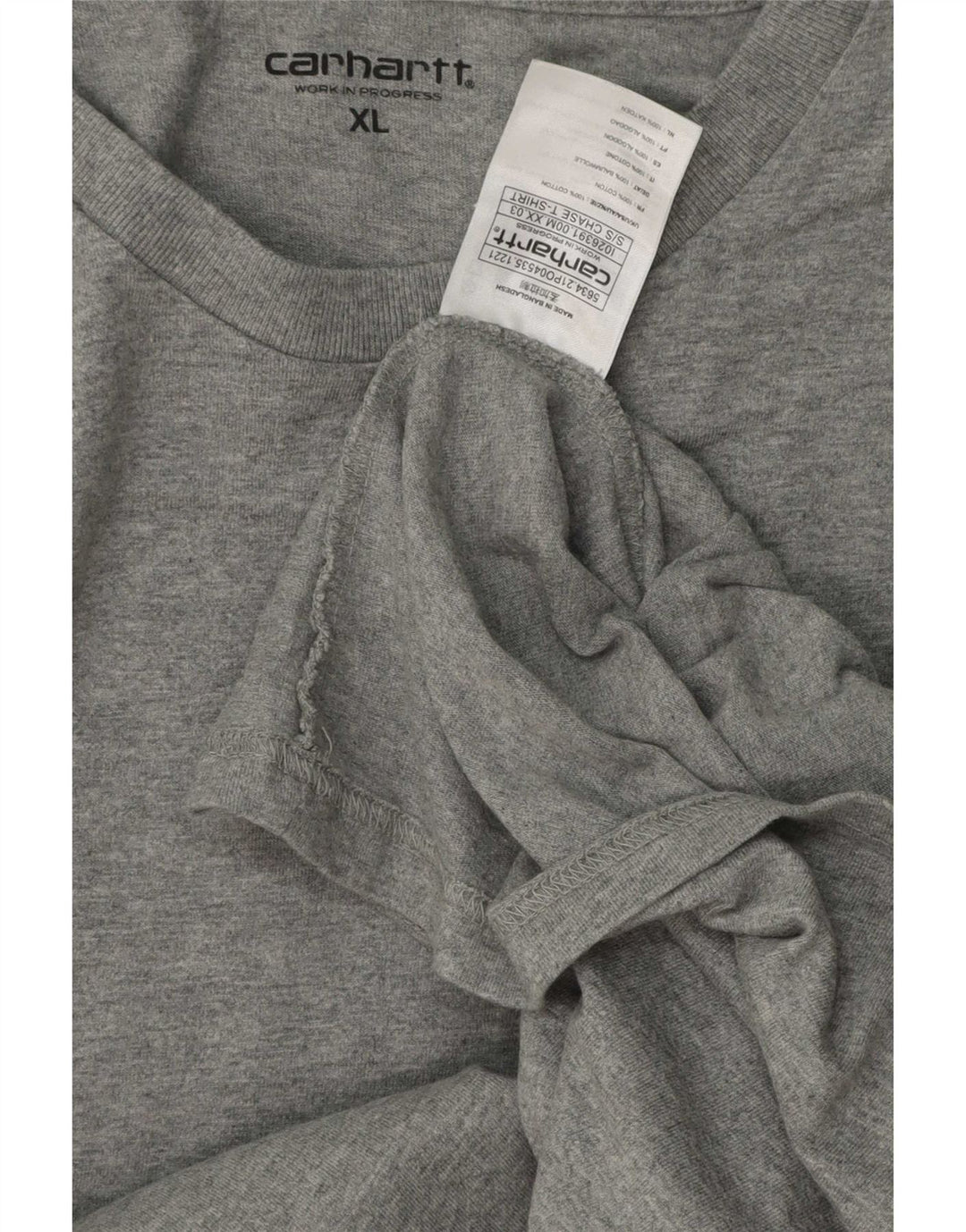 T-shirt męski Carhartt XL, szary, bawełniany