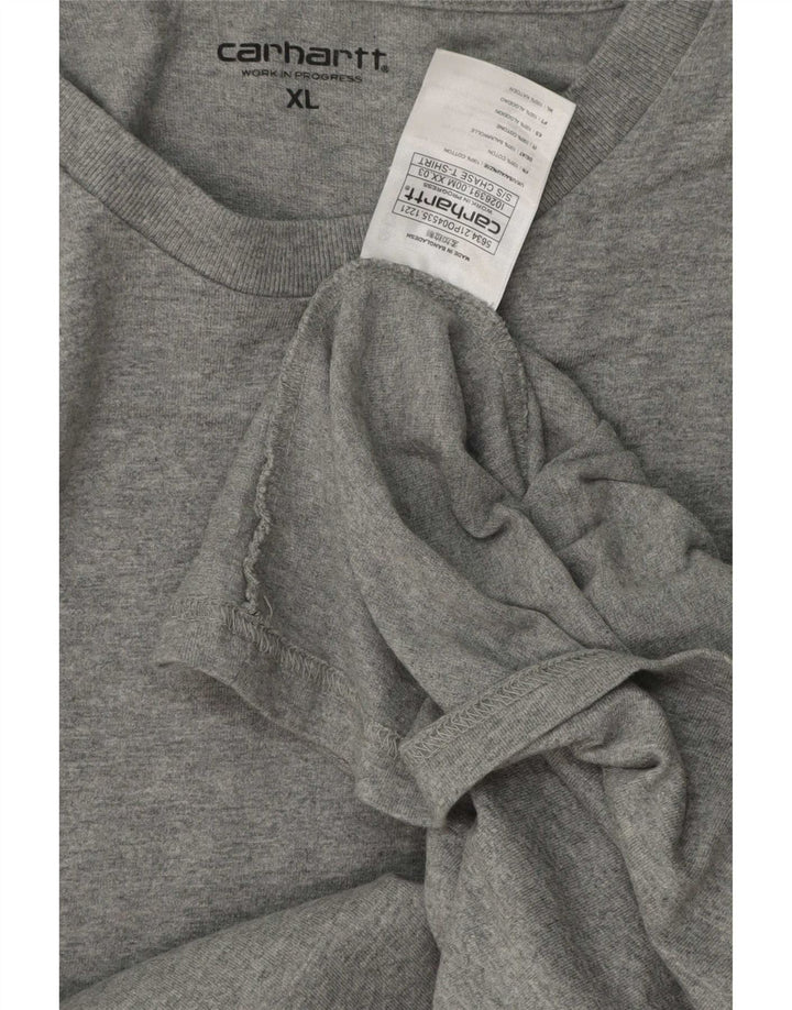 T-shirt męski Carhartt XL, szary, bawełniany