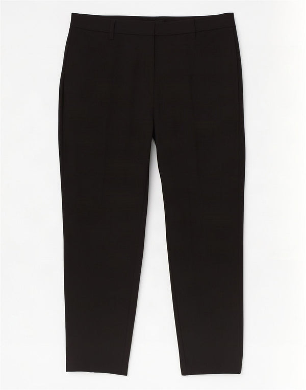 Marks & Spencer Damskie spodnie garniturowe z wysokim stanem UK 16, duże, W34 L27, czarne