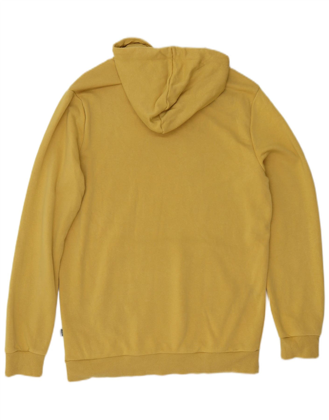 Męski sweter z kapturem Puma, mały, żółty, bawełniany