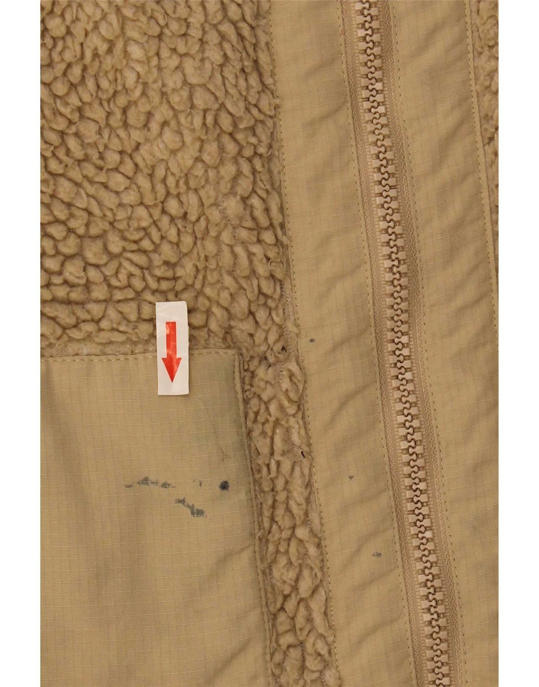 Męska kurtka polarowa Urban Outfitters UK 36, mała, beżowa, poliester