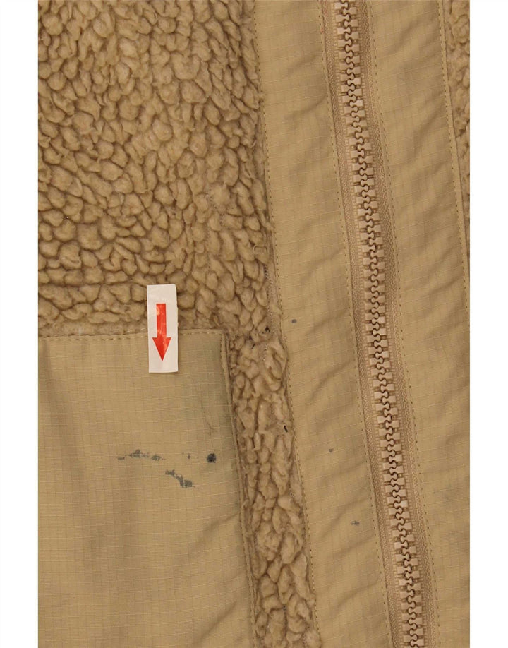 Męska kurtka polarowa Urban Outfitters UK 36, mała, beżowa, poliester