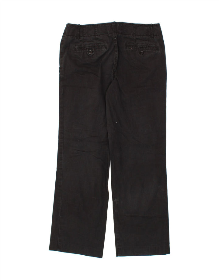 EDDIE BAUER Womens Straight Casual Trousers US 6 Medium W30 L30 Black Vintage Eddie Bauer and Second-Hand Eddie Bauer from Messina Hembry 