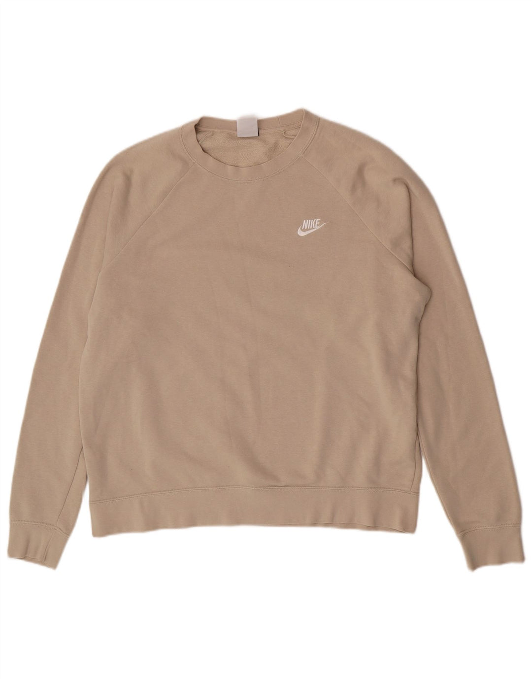 Damski sweter oversize Nike UK 18 XL, beżowy, bawełniany