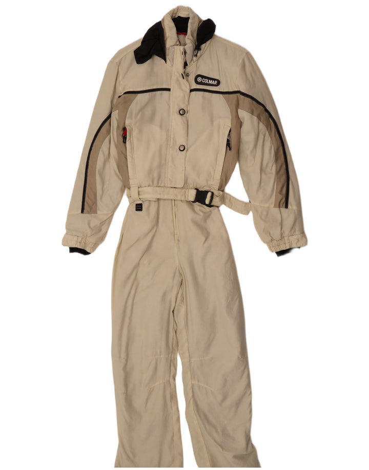 Damski kombinezon narciarski Colmar IT 42 Mały złamany biały poliamid w blokach kolorów