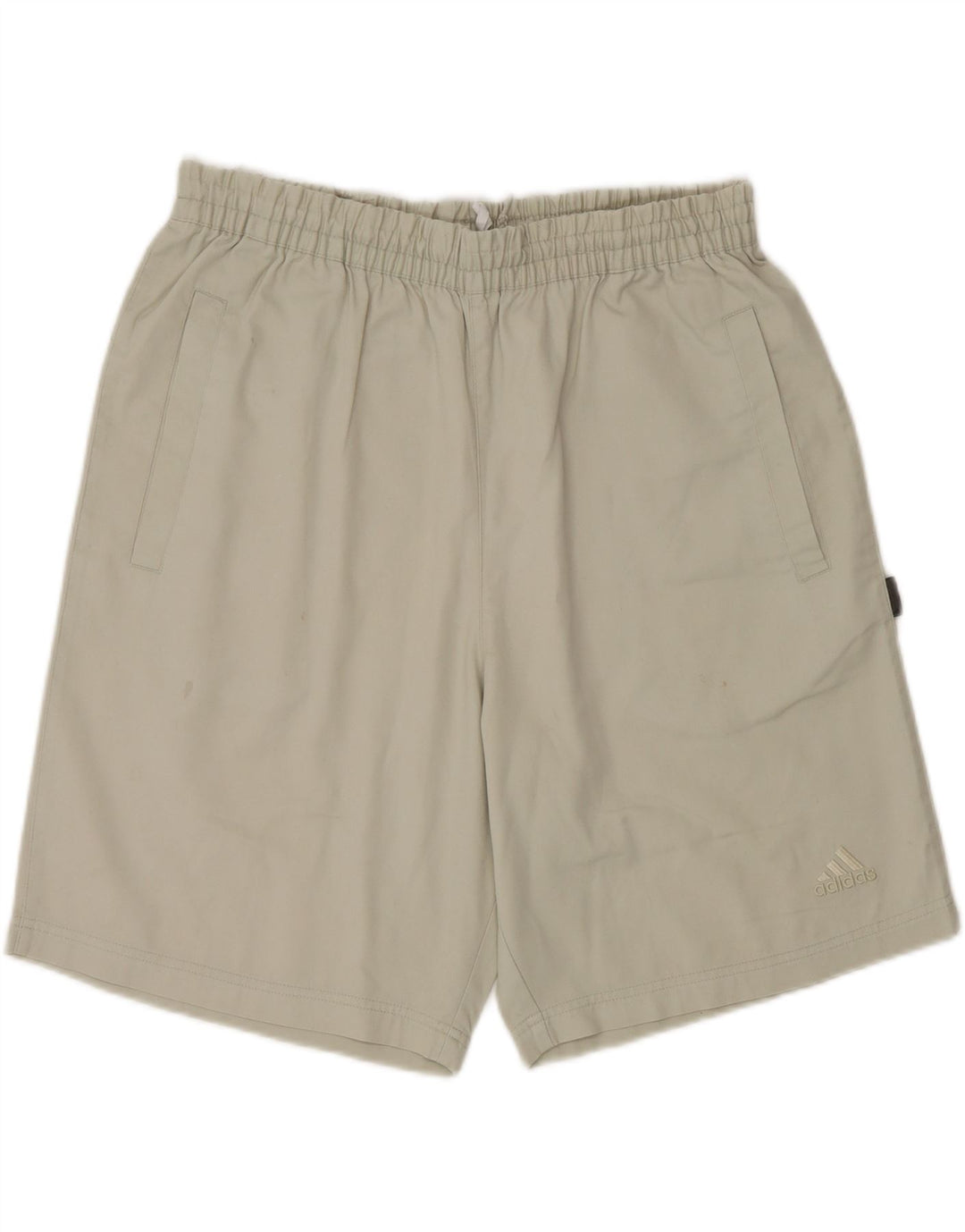 Adidas Męskie Spodenki Chino Duże W34 Beżowy Poliester