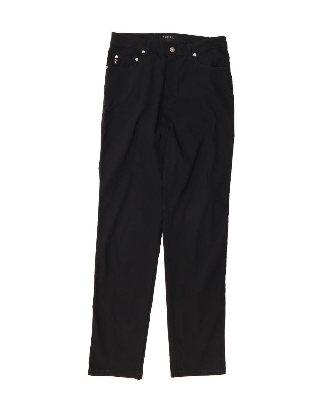 GUESS Womens Straight Casual Trousers W30 L32 Black Vintage Guess and Second-Hand Guess from Messina Hembry 